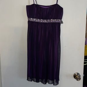 NWT! City Triangles Purple Party Dress